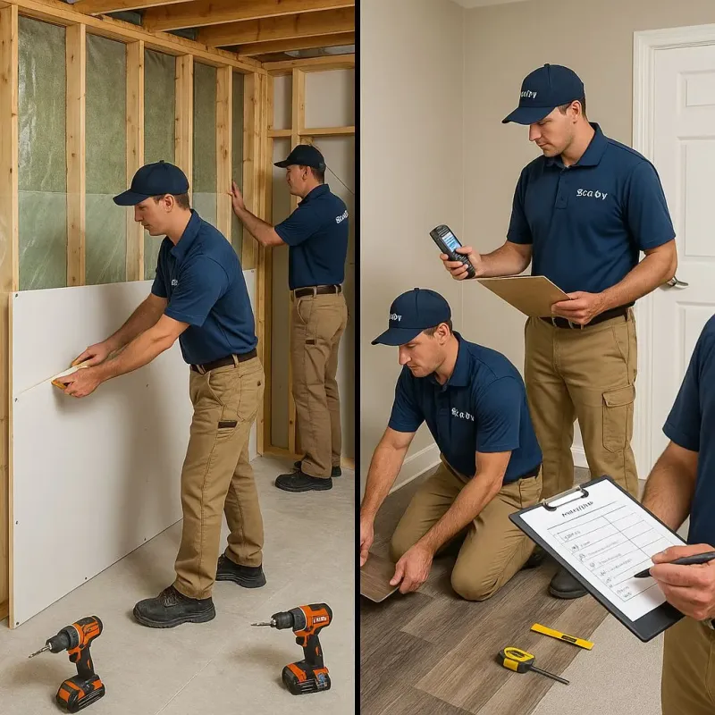 Repairs and Reconstruction process in Freeland, WA